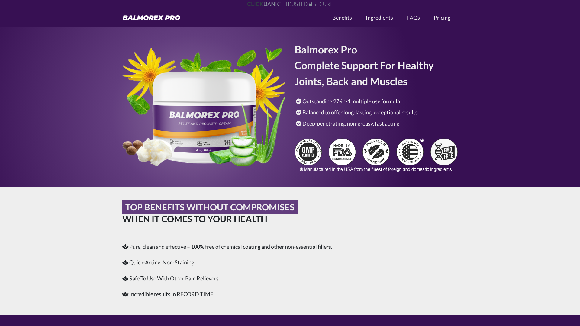 Balmorex review hero — joint supplement visual