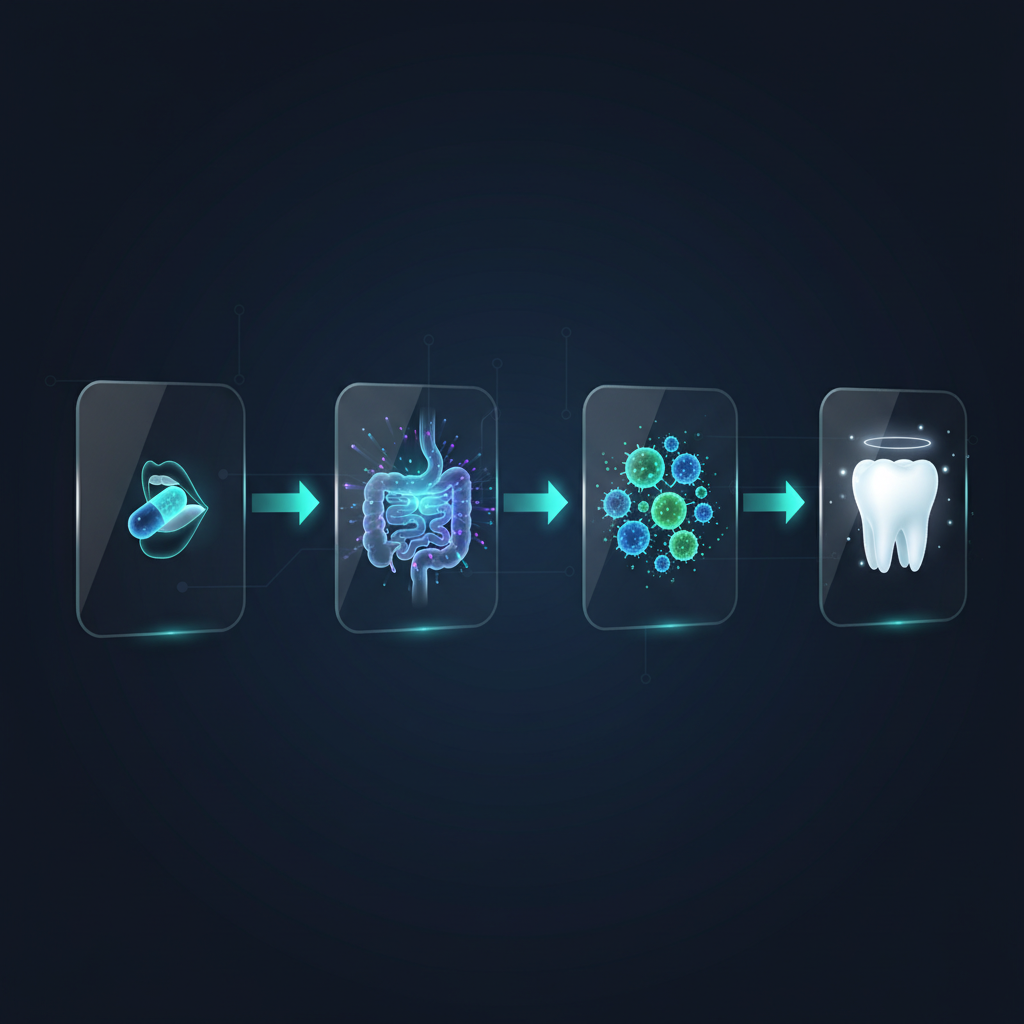 How BioDentex works — the daily oral microbiome routine