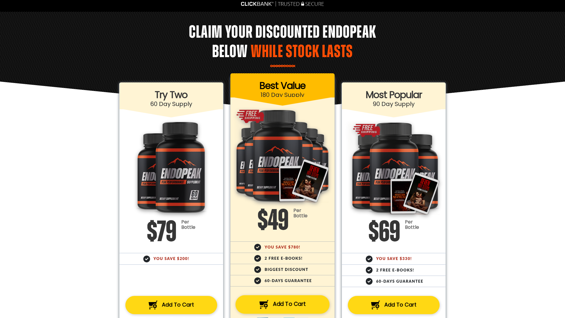 EndoPeak review hero — weight loss supplement visual
