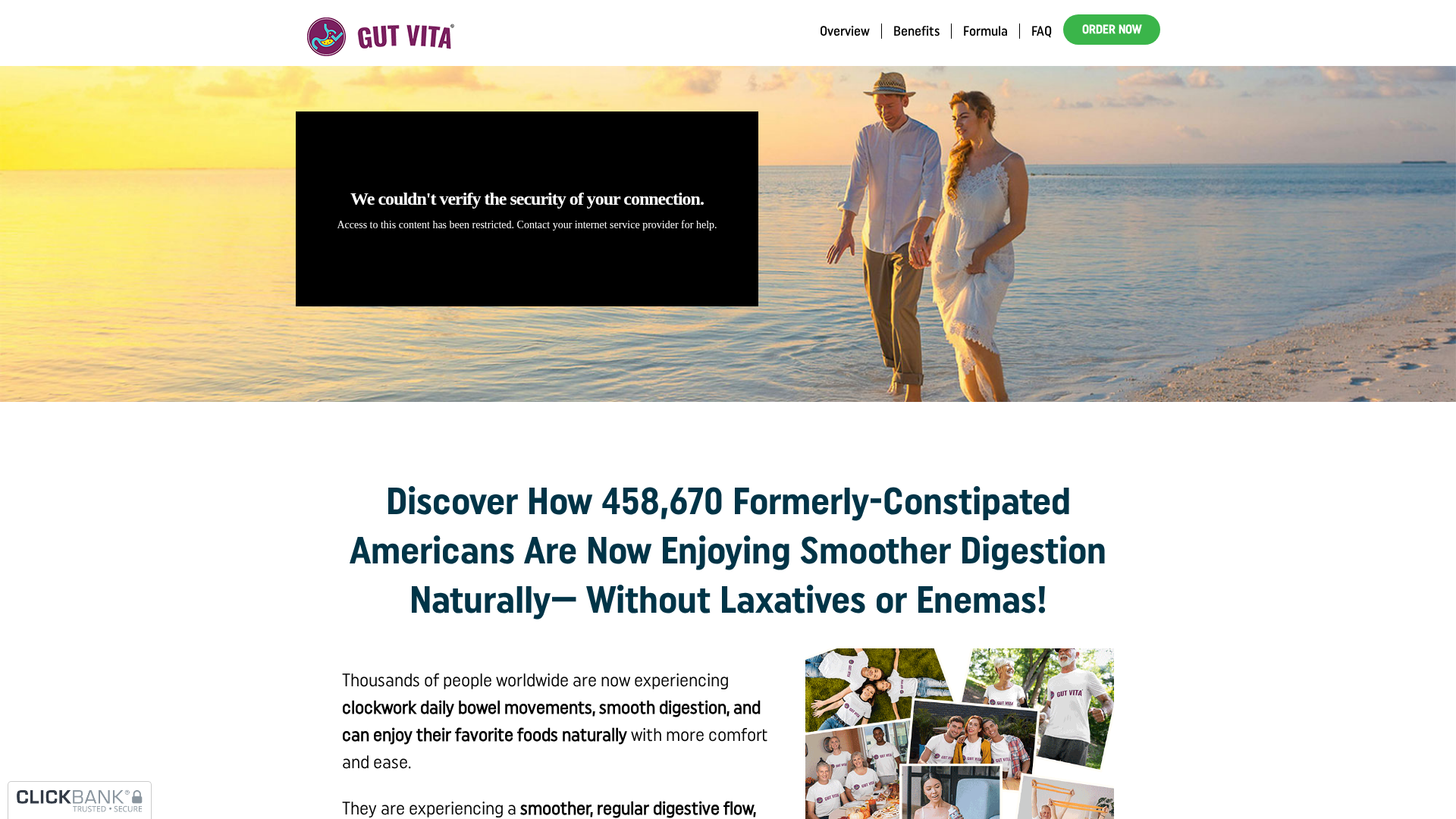 GUT VITA™ #1 Powerhouse Digestion Offer review hero — weight loss supplement visual