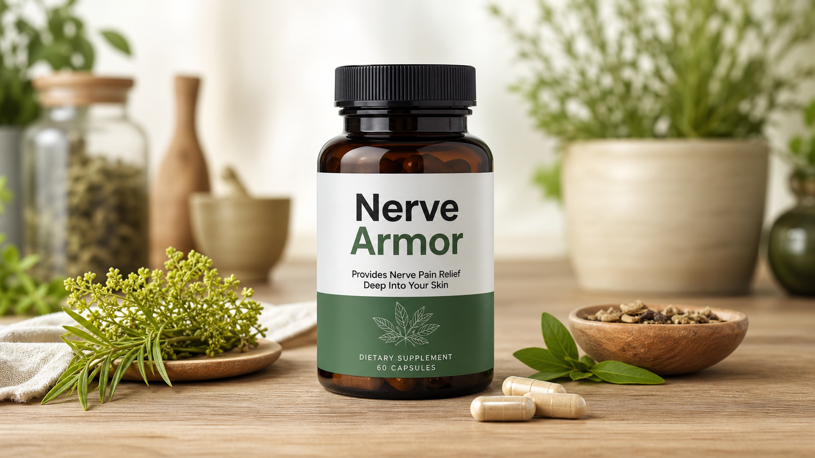 Nerve Armor Provides Nerve Pain Relief DEEP Into Your Skin review hero — default supplement visual