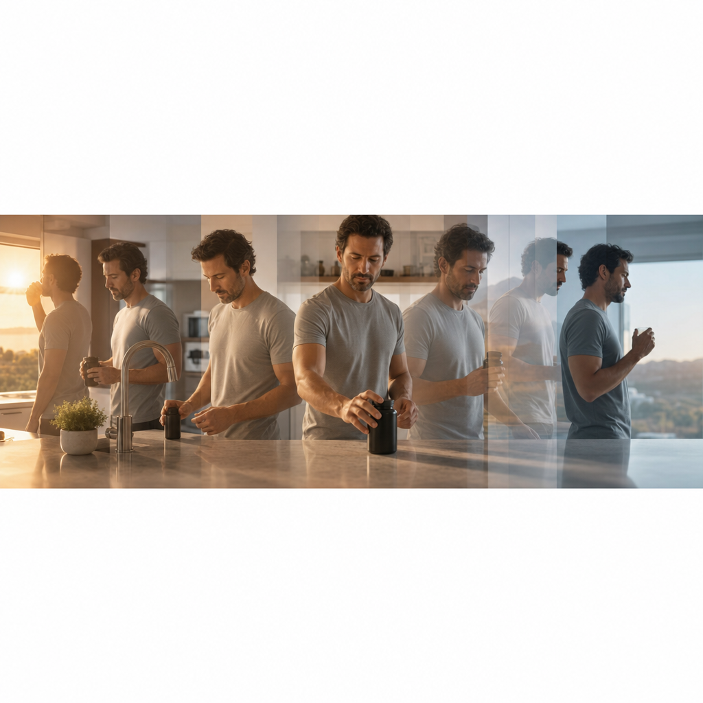 30-day morning routine timeline taking Prosta Peak