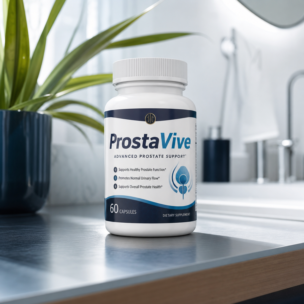 ProstaVive supplement bottle hero shot