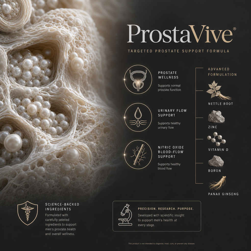 ProstaVive scientific composition with prostate support ingredients