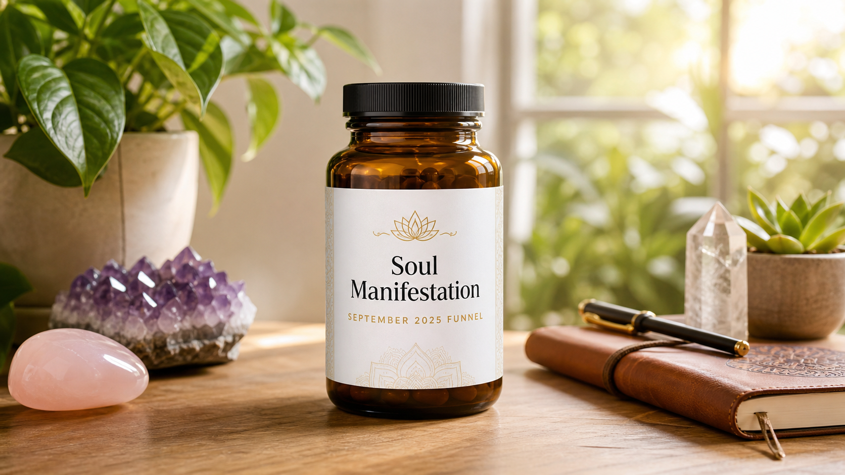 Soul Manifestation: SEPTEMBER 2025 FUNNEL review hero — default supplement visual