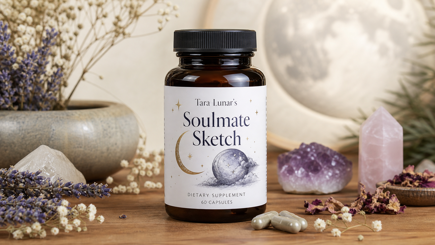 Tara Lunar's Soulmate Sketch BRAND NEW review hero — default supplement visual